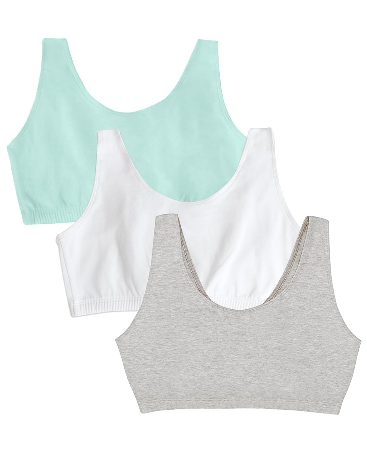 Fruit of the Loom Brasier Deportivo de Algodón para Mujer - Blanco - 40