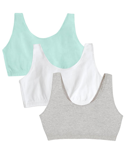 Fruit of the Loom Brasier Deportivo de Algodón para Mujer - Blanco - 40