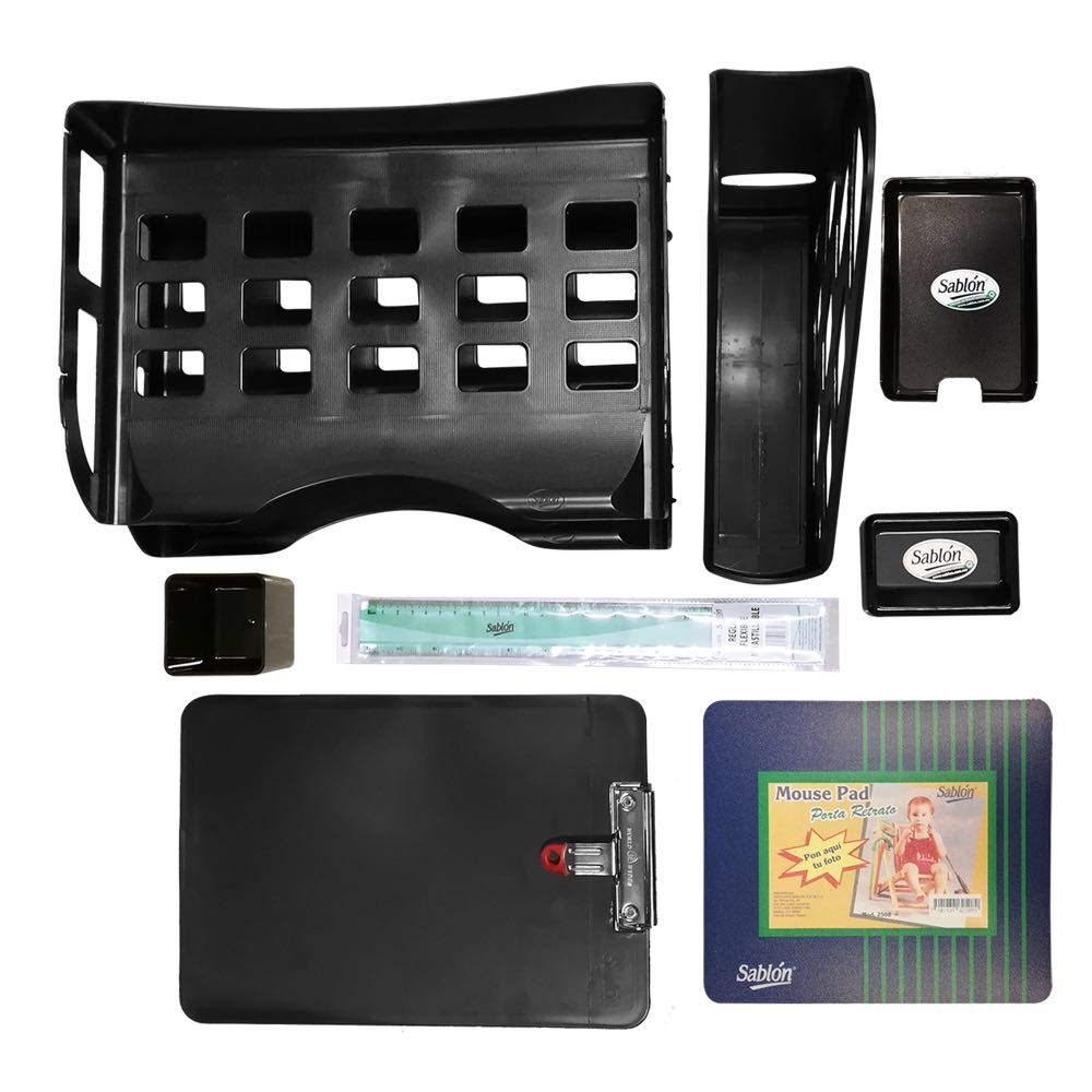 Sablon Kit de Escritorio Sablón 9 piezas