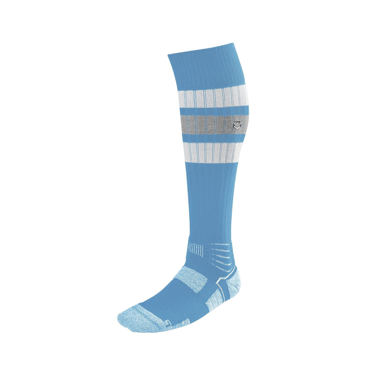 EvoShield Pro-SRZ Calcetines de Juego a Rayas para Hombre - G - Azul (Victory Blue)