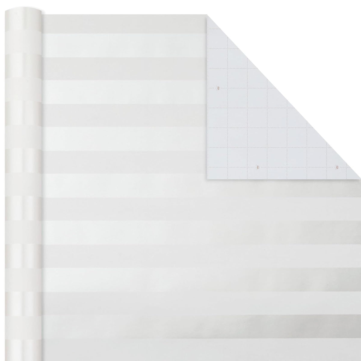 Hallmark - Rollos de papel de regalo para boda, corazones dorados, flores de rosa, rayas blancas (juego de 3 rollos: 85 sq. ft. ttl) para despedidas de soltera, cumpleaños, bodas, día de la madre, día