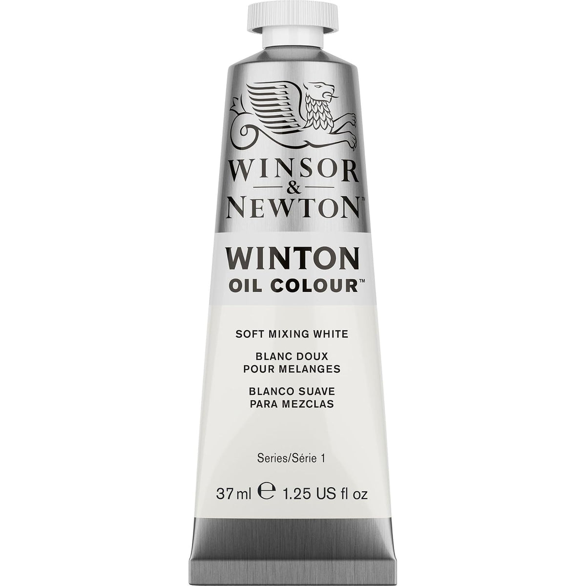 Winsor & Newton Winton Pintura al Óleo, Tubo de 37 ml - Tubo de 37 ml - Blanco (Soft Mixing White 415)