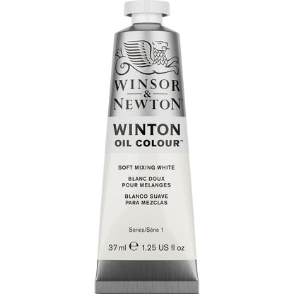 Winsor & Newton Winton Pintura al Óleo, Tubo de 37 ml - Tubo de 37 ml - Blanco (Soft Mixing White 415)