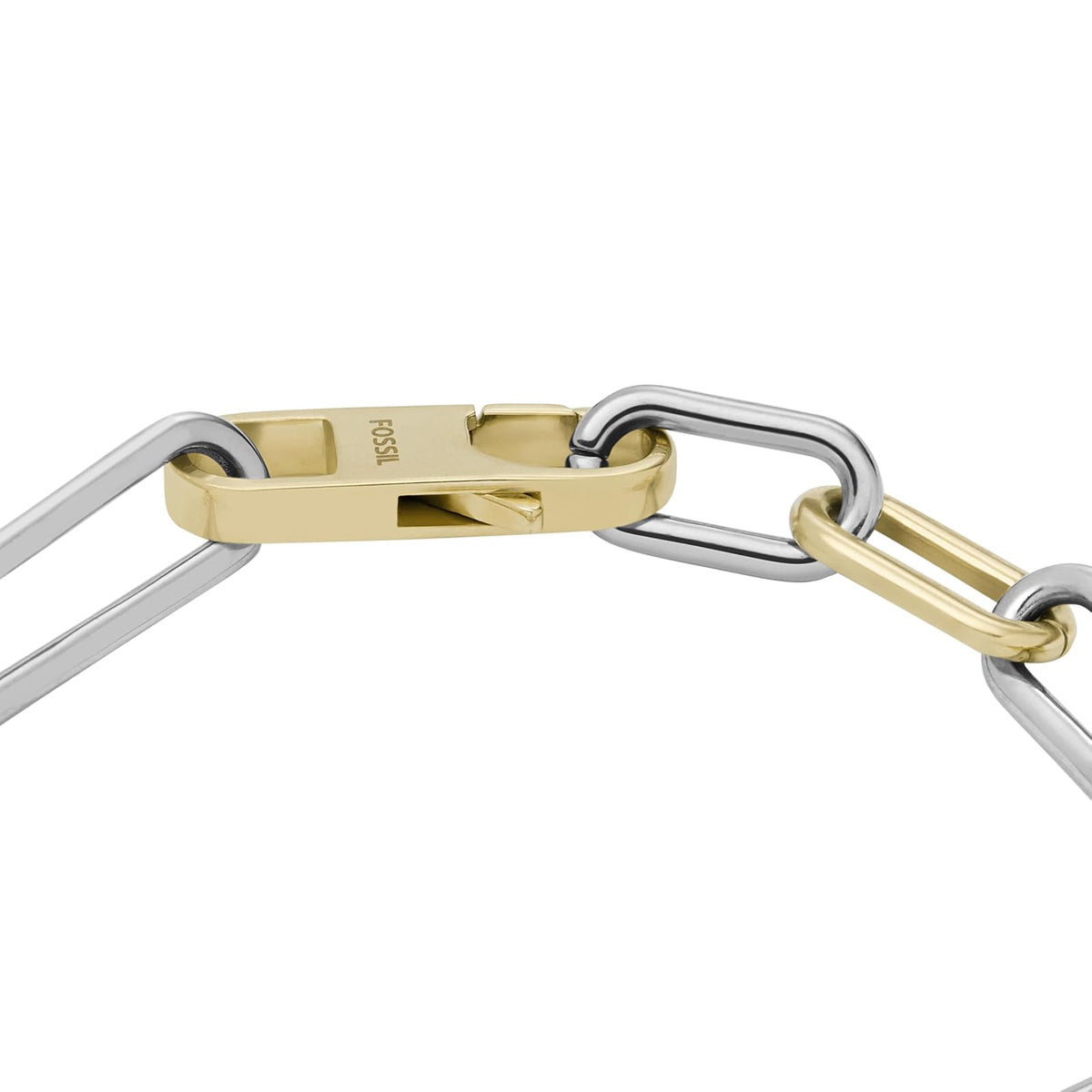 Fossil Women's Gold-Tone Stainless Steel Chain or Beaded Bracelet for Women