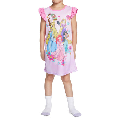 Disney Girls’ Big Princess Nightgowns, Pack of 3