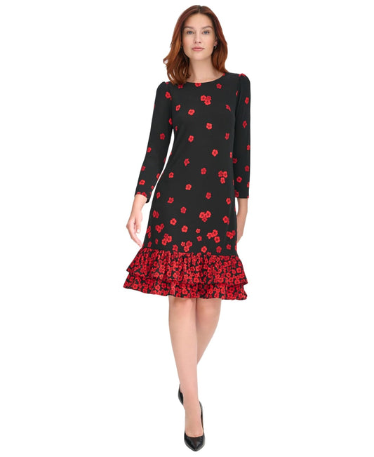 Tommy Hilfiger Jersey elástico Manga 3/4 Vestido para Mujer