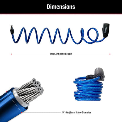 Master Lock 8127TRI Cable Lock
