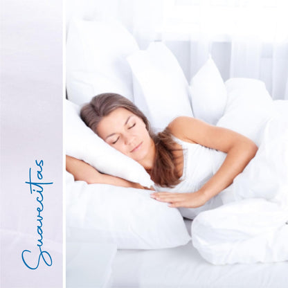 Colchas Concord Almohada de Microfibra, Color Blanco, 100% Poliéster, Tamaño Estándar, Suave e Hipoalergénica para Descanso Reparador, Relleno de Alta Densidad Que Conserva su Forma, 2 Piezas