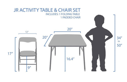 Mickey Mouse Juego de mesa y silla para niños pequeños de 24 a 48 m, incluye 1 mesa y 1 silla [exclusiva de ] Mesa: 20 pulgadas de largo x 20 pulgadas de ancho x 16.4 pulgadas de alto, silla: 12
