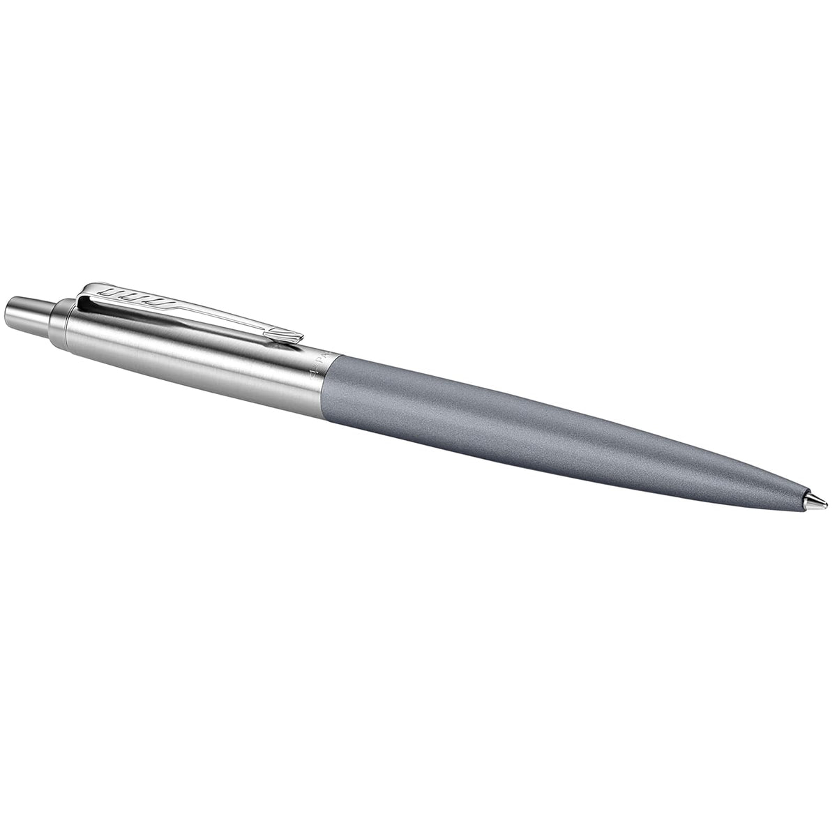 PARKER Jotter XL Bolígrafo, Acabado Cromado, Punto Mediano - Alexandra Gris Mate