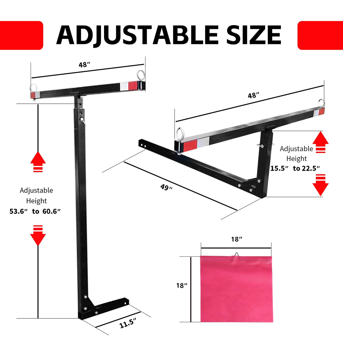 MaxxHaul 70229 - Extensor de Cama para camioneta, Capacidad de 350 Libras para Escalera, Estante, Canoa, Kayak, Tubos Largos y Madera, Negro, 53 x 17 x 2.5 Pulgadas