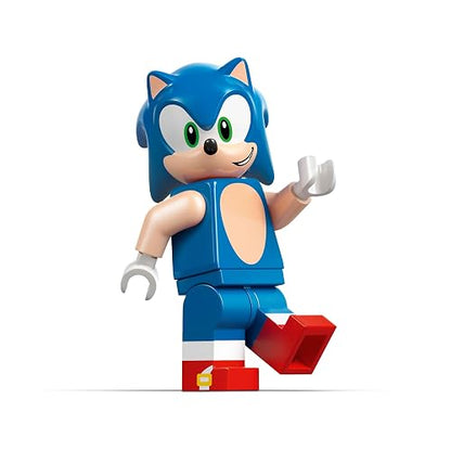 LEGO Sonic The Hedgehog Sonic: Speedster Lightning – Juguete de Construcción de Auto de Carreras – Vehículo con Minifigura de Sonic para Niños y Niñas de 7 Años o Más – 77117