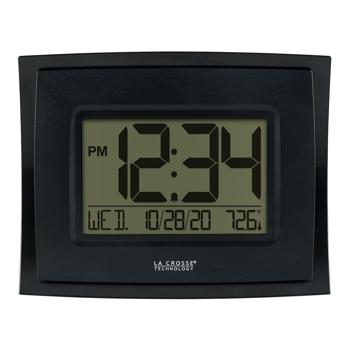 La Crosse Technology WT-8002U Reloj Digital de Pared - Negro