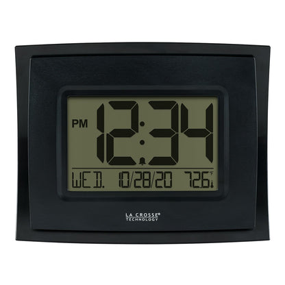 La Crosse Technology WT-8002U Reloj Digital de Pared - Negro