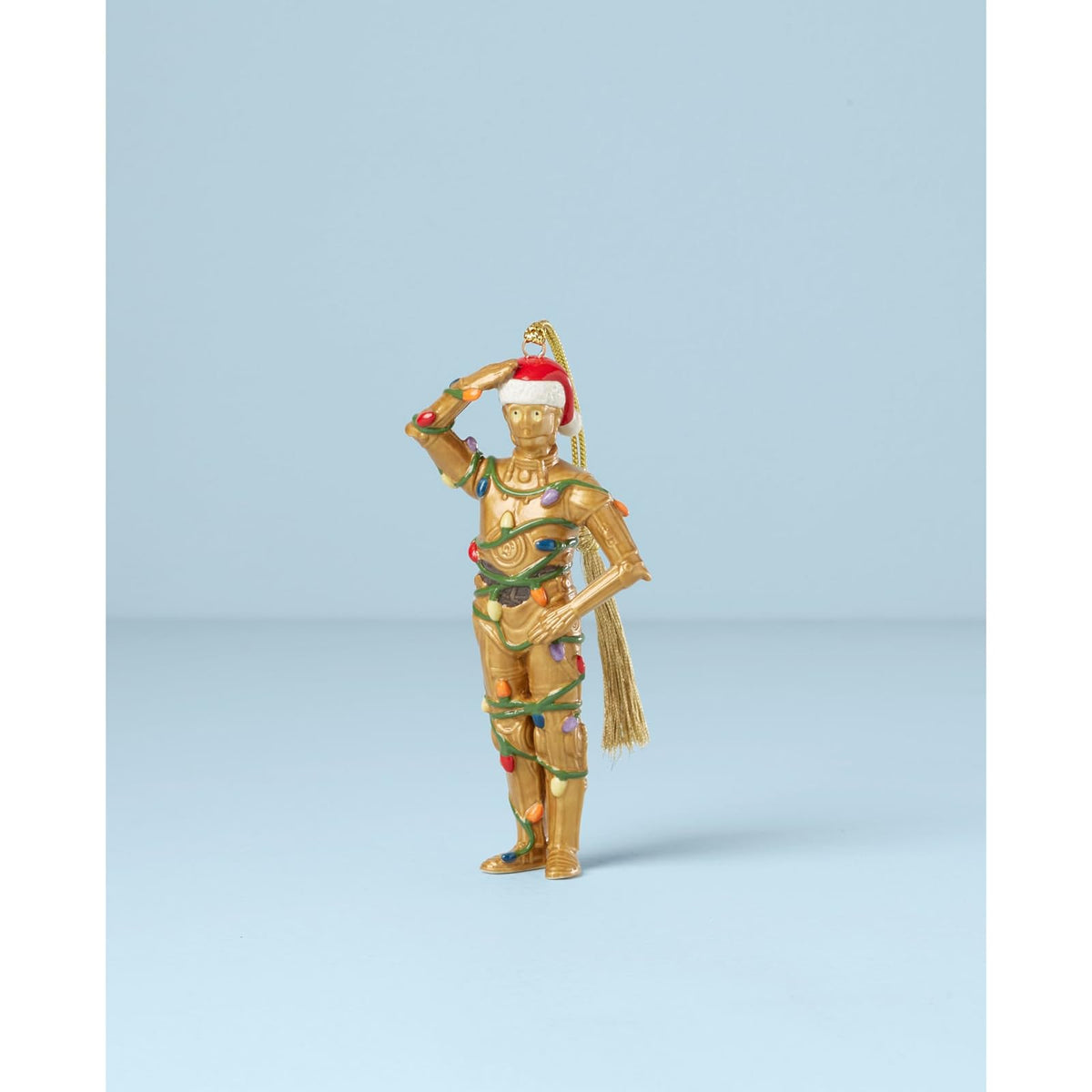 Lenox 894898 Star Wars C-3PO Ornamento, Navidad