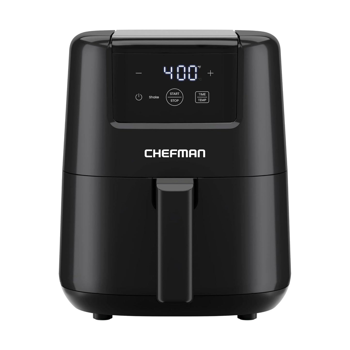 CHEFMAN Mini freidora de aire de 2 cuartos – Freidora de aire compacta digital que ahorra espacio con cesta antiadherente y apta para lavaplatos, comidas rápidas y fáciles en minutos, cuenta con