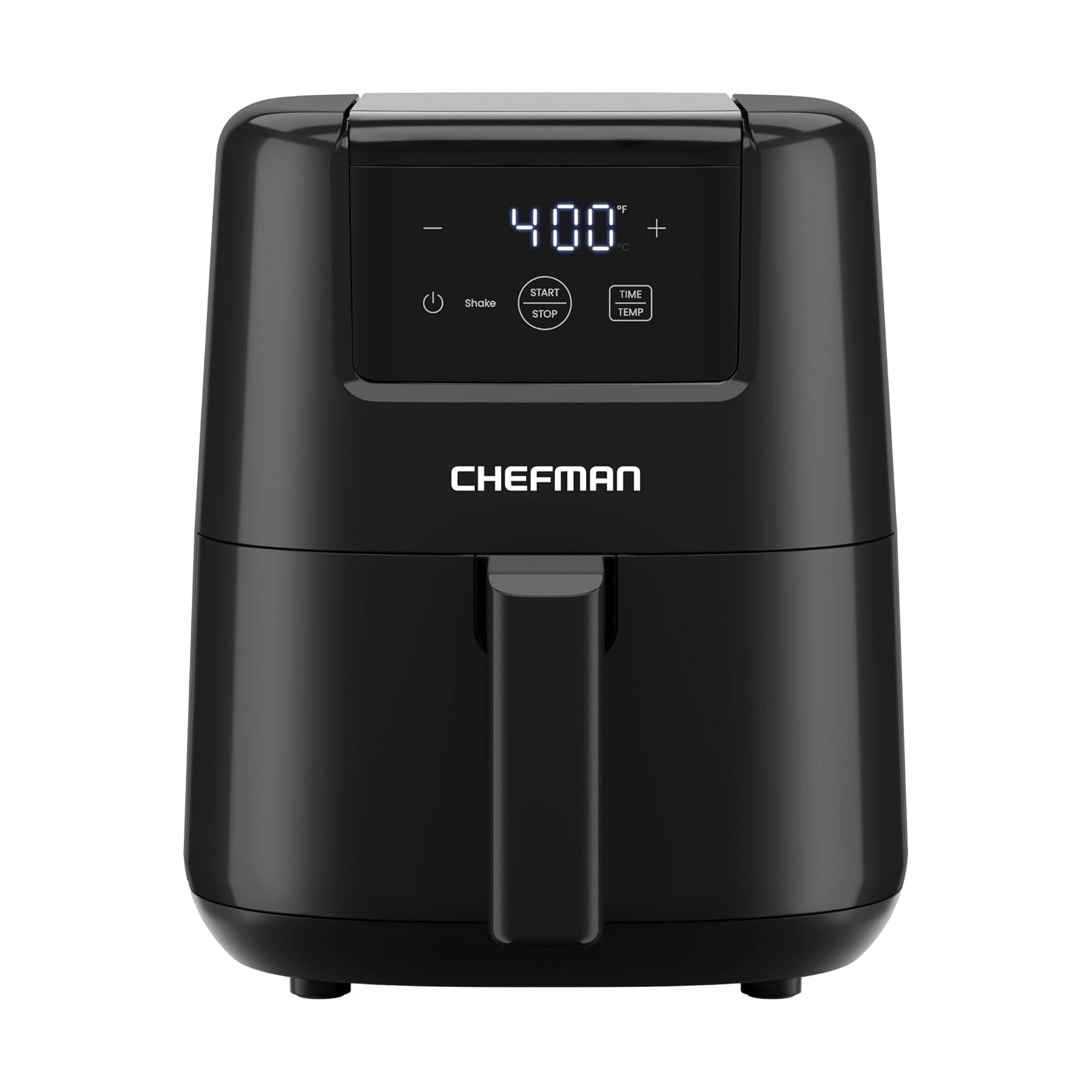 CHEFMAN Mini freidora de aire de 2 cuartos – Freidora de aire compacta digital que ahorra espacio con cesta antiadherente y apta para lavaplatos, comidas rápidas y fáciles en minutos, cuenta con