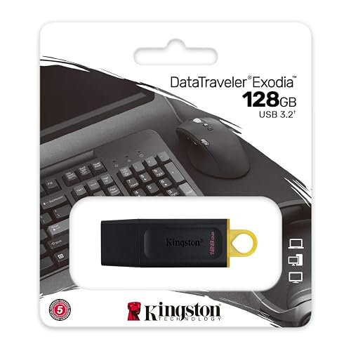 Kingston USB DTExodia 128GB USB 3.2 Gen 1 (DTX/128GB) | USB 3.2