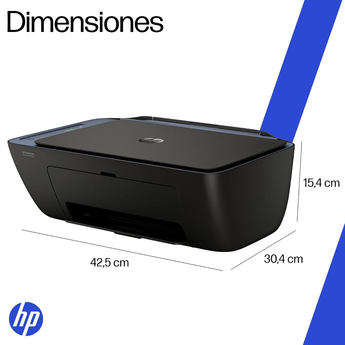 HP Impresora Multifuncional DeskJet Ink Advantage 2975, Todo-en-Uno, Color, WiFi, Imprime App, Impresión, Copia, Escaneado (AJ4Y5A) - Nuevo Modelo