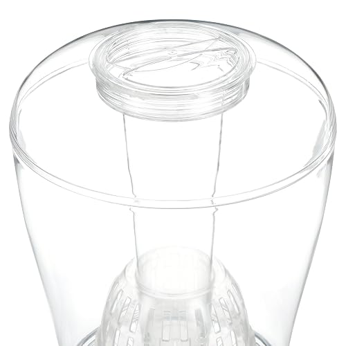 CreativeWare - Dispensador de bebidas (3 galones), No se quiebra, con infusor, Transparente, 1