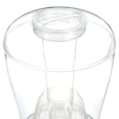 CreativeWare - Dispensador de bebidas (3 galones), No se quiebra, con infusor, Transparente, 1