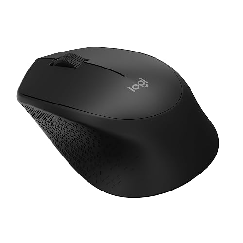 Logitech M280 Mouse Inalámbrico, 2.4 GHz, Nano Receptor USB, Seguimiento Óptico, Resolución 1000 dpi, 3 Botones, Batería de 18 Meses, Compatible con PC, Mac, Laptop, Chromebook - Negro