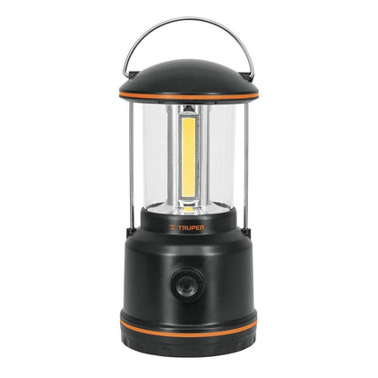 Truper LACA-3D Lámpara LED de campamento, tipo farol, incluye 3 pilas D, pack of/paquete de 1