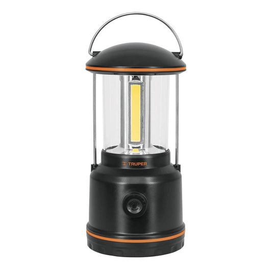 Truper LACA-3D Lámpara LED de campamento, tipo farol, incluye 3 pilas D, pack of/paquete de 1