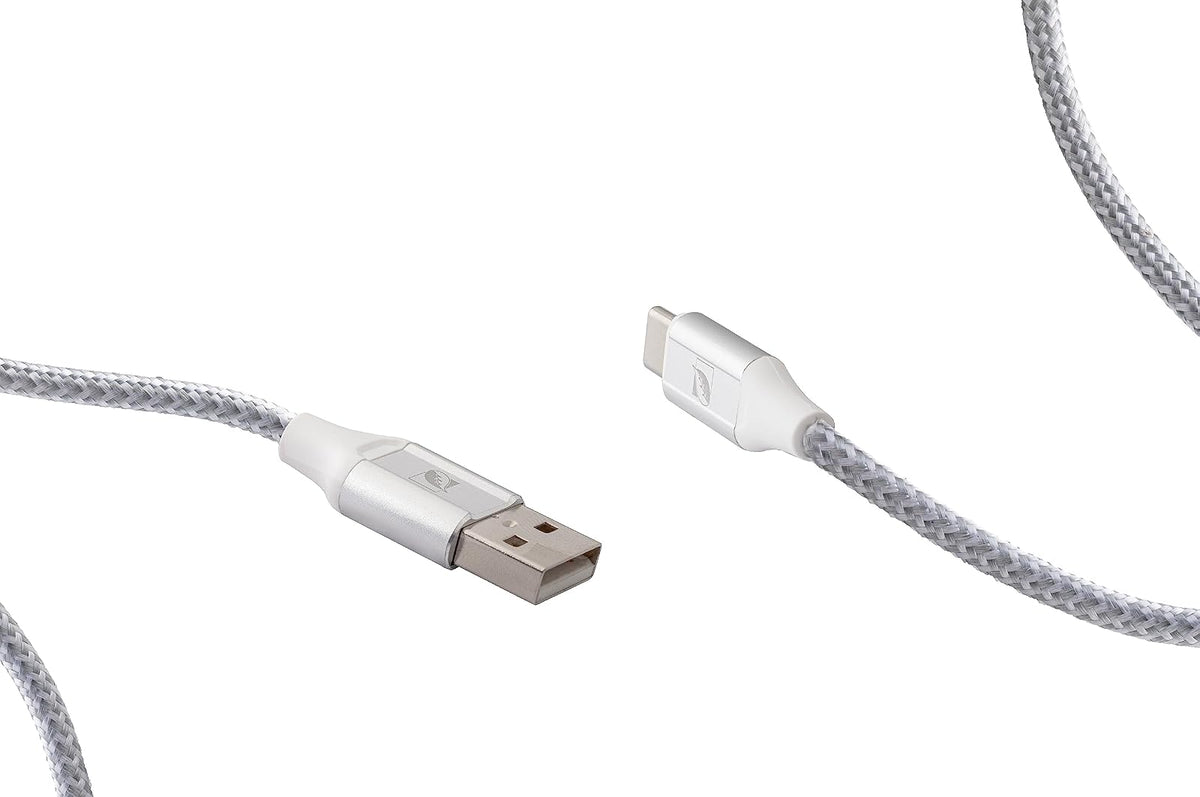 Green Leaf 18-0107 Cable USB a Lightning, 3A, 20V, Chip Original, Blanco, 1m