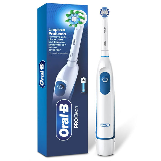 Oral B Cepillo Eléctrico Precision Clean Limpieza Profunda Remueve más Placa, 1 Unidad