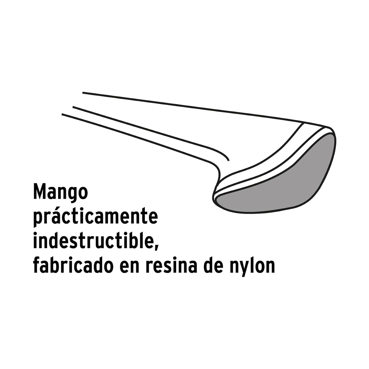 Truper HVE-1, Hacha 1 LB, Mango Nylon, 14'