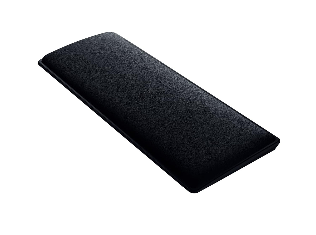 Razer - Reposamuñecas ergonómicas (Mini) para teclados Mini con cojín de piel sintética con memoria (patas de goma antideslizantes, diseño ergonómico) color negro
