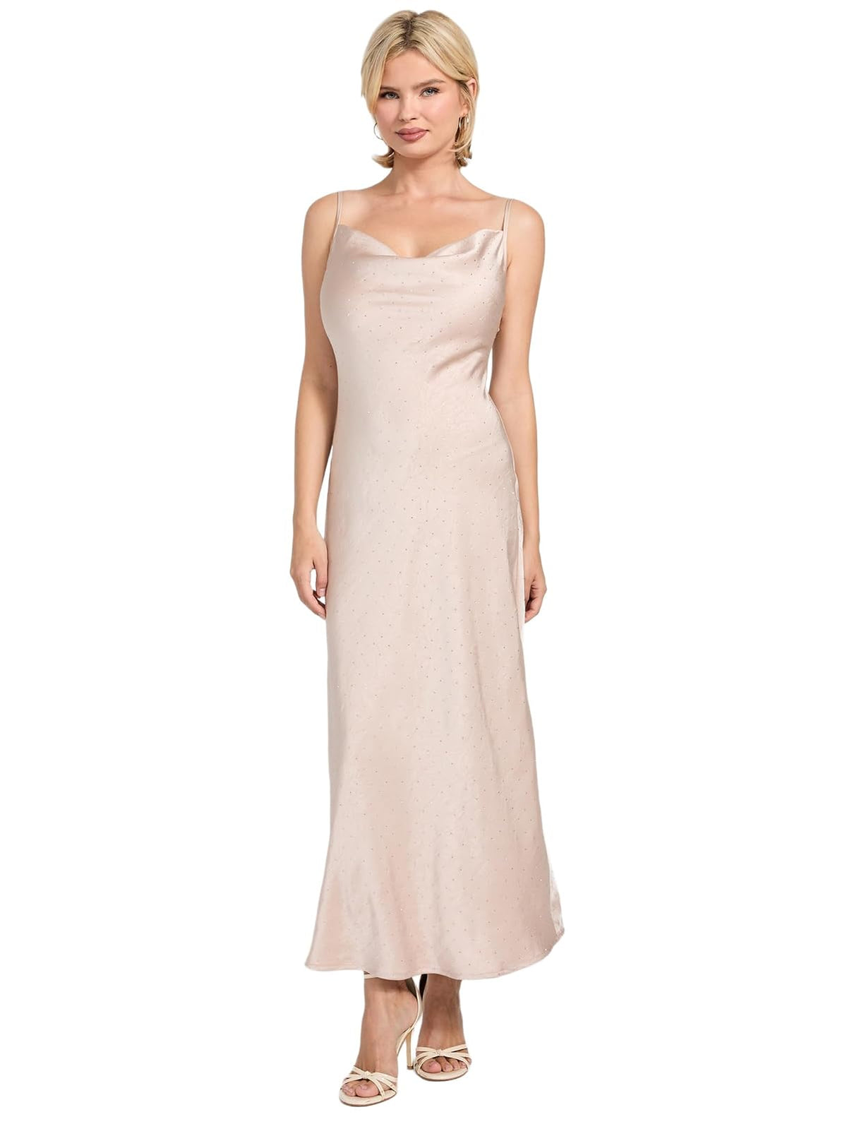 Guess New AKILINA Rhinestones Dress Vestido Formal Mujer