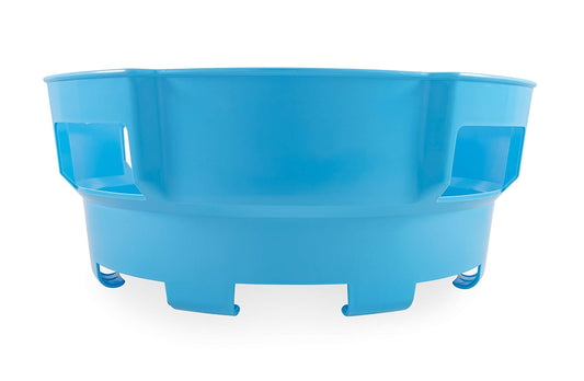 Camco 20167 - Manguera de agua para RV y cesta de cable eléctrico, color azul, proporciona organización y almacenamiento para tus mangueras de agua y cables eléctricos, soporta hasta 70 pies de
