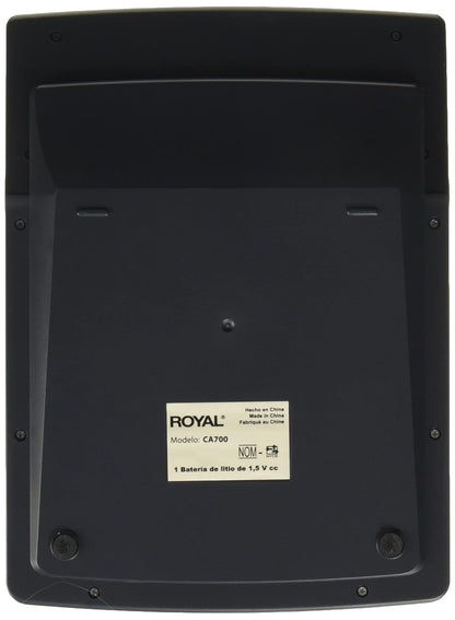 Royal CA-700, Calculadora de Escritorio, Pantalla Inclinada de 12 Dígitos