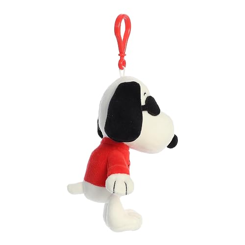 Aurora Adorable Peanuts Joe - Peluche con Clip - Juguetes con Licencia Oficial para Todos los fanáticos de Snoopy - Regalo nostálgico para Adultos y Celebraciones de cumpleaños, Color Blanco 5