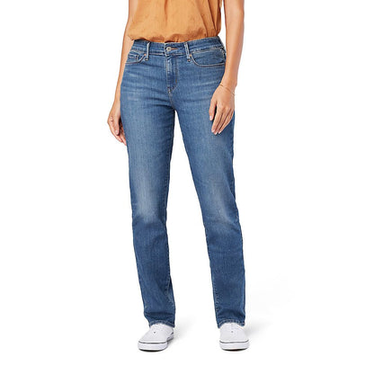 Levi Strauss Signature Gold Jeans Rectos para Mujer - 10 - Mystic Waters