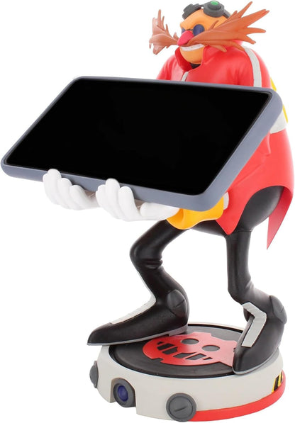 Exquisito Juego: Sonic The Hedgehog: Dr. Eggman - Driver Original y Soporte para teléfono, Soporte de Dispositivo Coleccionable, Figura Oficial