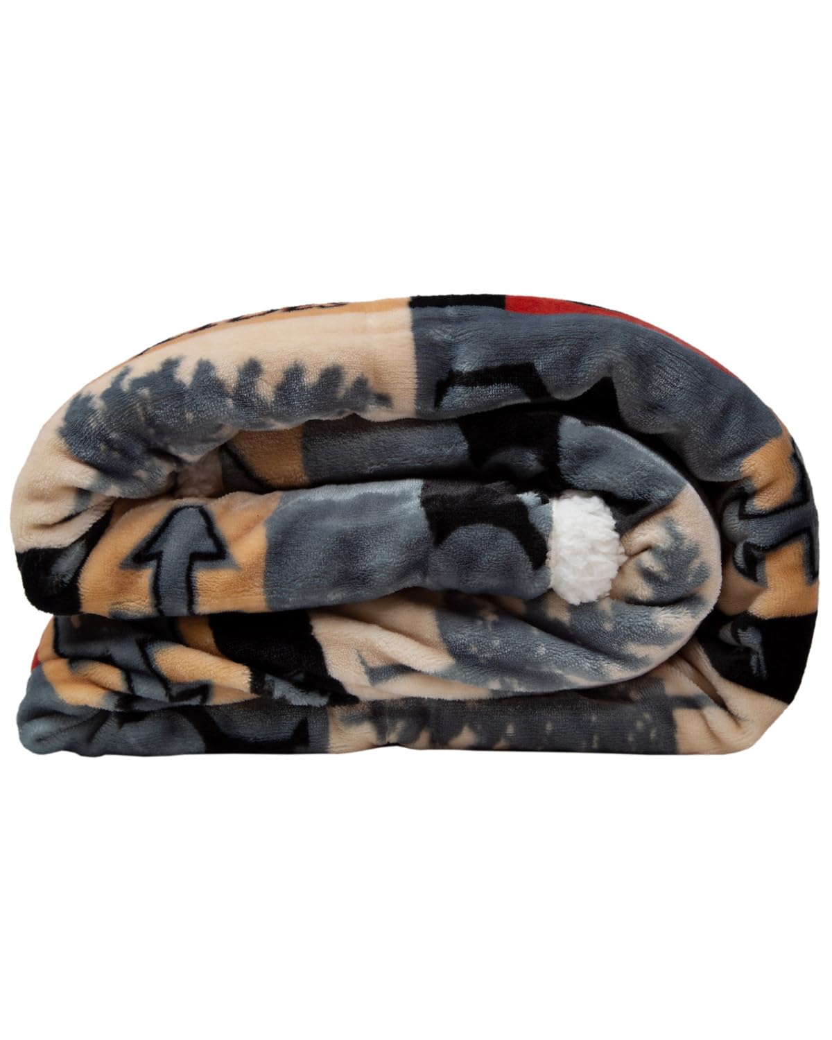 Carstens, Inc. Manta de Gran tamaño de Forro Polar Sherpa de Felpa súper Suave de Alta Calidad, 54 x 68 Pulgadas, Lake House