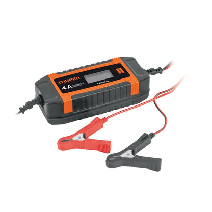 Truper CARBA-4, Cargador/Mantenedor de 4 A para Baterías de 6V/12V