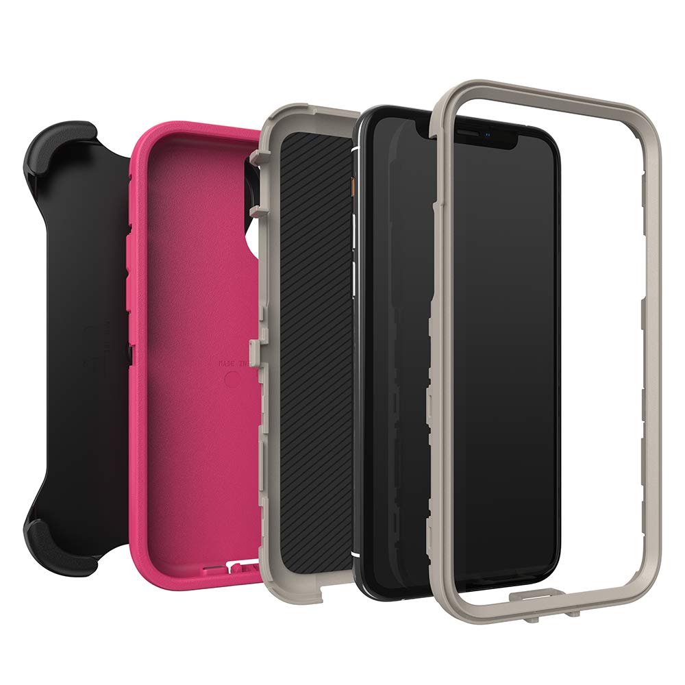 Otterbox Defender Series SCREENLESS Edition Case for iPhone 11 Pro MAX - Love Bug (Raspberry Pink) (Dove/Raspberry)