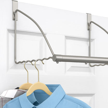 Holdn Colgador de Almacenamiento Sobre Puerta | Gris, paquete de 1, ropa, toallas, ampliable