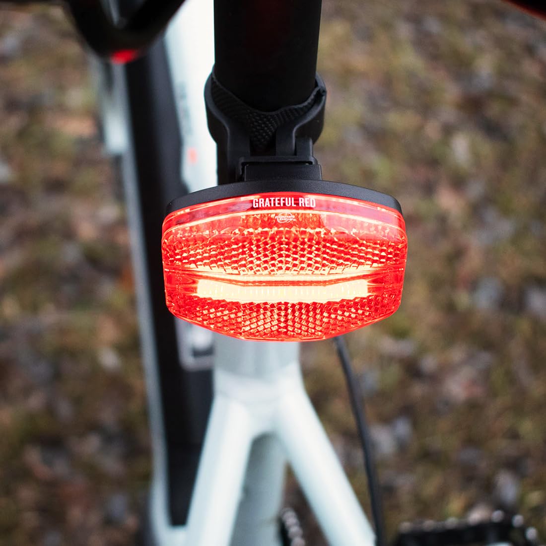 Planet Bike Grateful - Luz Trasera para Bicicleta, Color Rojo