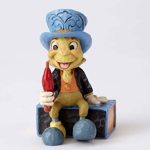 Jim Shore Disney Traditions Mini Jiminy Cricket on Match Box Figurine 4054286