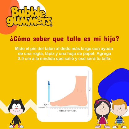 Bubble gummers Tenis Choclo Lona Agujeta Harry 12-21