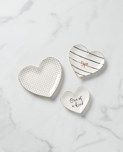 Kate Spade New York Charmed Life - 3 piezas para atrapar todo, 3 unidades, color blanco