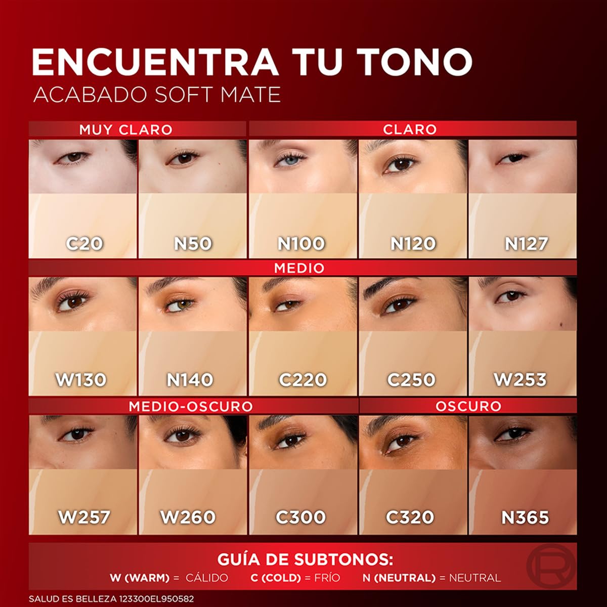 L'Oréal Paris Infallible 24h Fresh Wear Base de Maquillaje en Cushion, Alta Cobertura con Acabado Mate, 24H Larga Duración y Control de Brillo, Tono 20