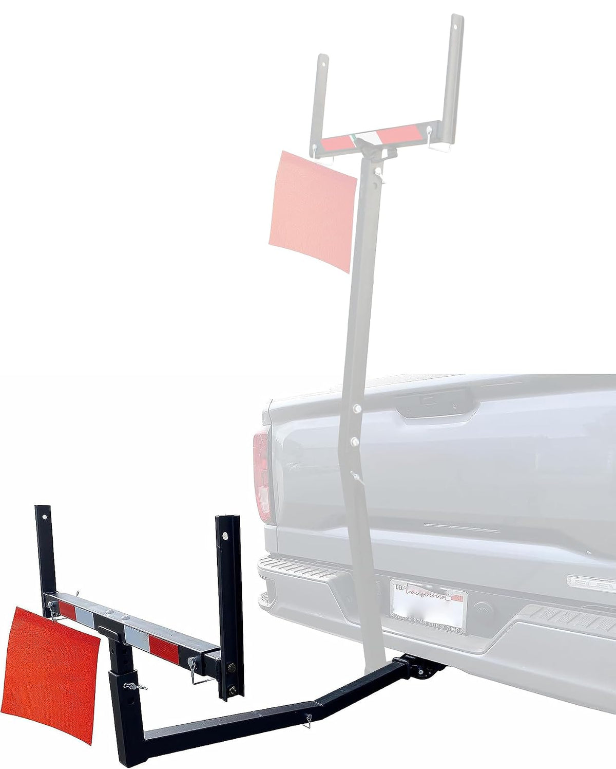 MaxxHaul 70231 - Soporte de Enganche para camión (para Escalera, Estante, Canoa, Kayak, Tubos Largos y lúmenes) - 37 x 19 x 3 inches