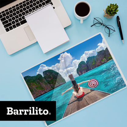 Barrilito Mica Térmica Doble Carta Rígida 305x457mm 8 mil 50 piezas