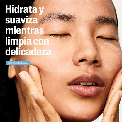 CETAPHIL Loción Limpiadora Piel Sensible 1 pz 473 ml Hidrata Mientras Limpia y Suaviza Recomendada por Dermatólogos para Piel Sensible